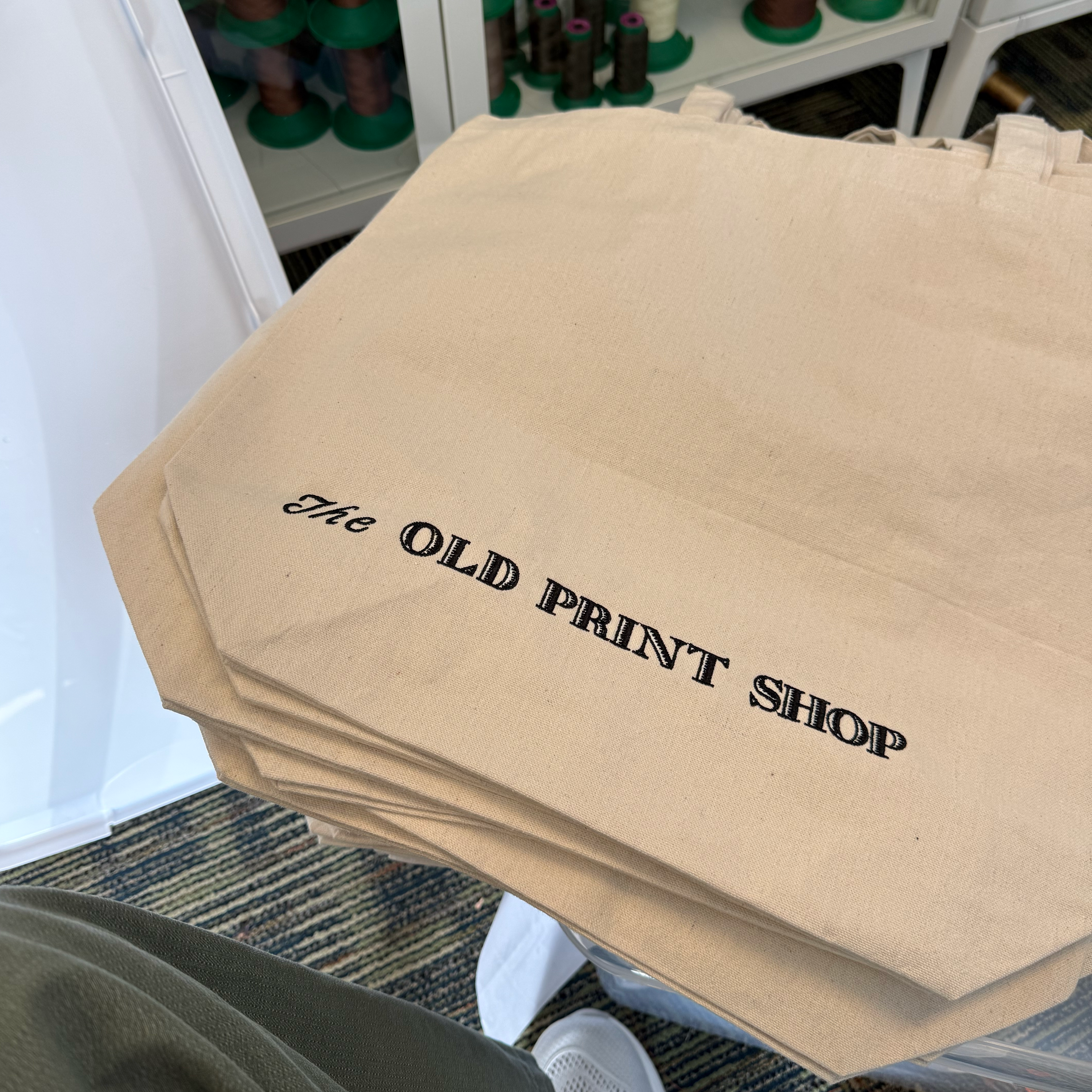 The Old Print Shop Totes